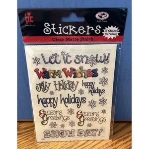 Holiday Greetings Stickers